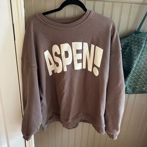 Daily Drills Aspen Brown Crew Neck